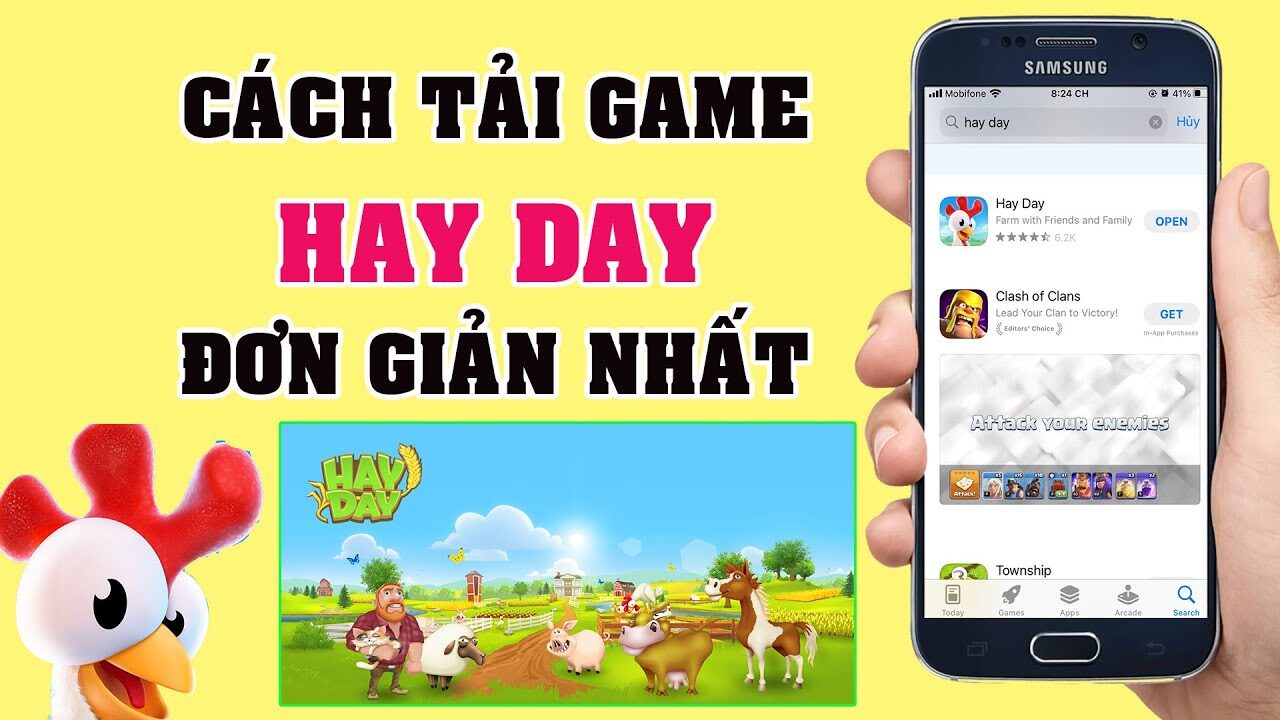 Cách Tải Game HAY DAY Trên Iphone Đơn giản Mới 2023 - YouTube